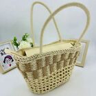 Knitting Shoulder Bags Hollow Crochet Bag New Shopping Tote Bags Women