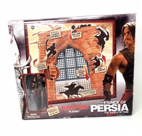 Prince of Persia Alamut Gate Playset 4" Prince Dastan Action Figure Vintage 2010 Cover