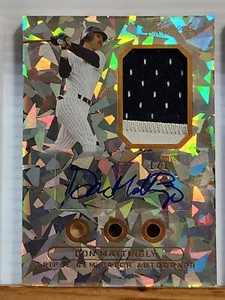 Don Mattently 2024 Keepsake Edition TRIPLE GEM PATCH AUTO card #’d 1/1 Yankees - Foto 1 di 6