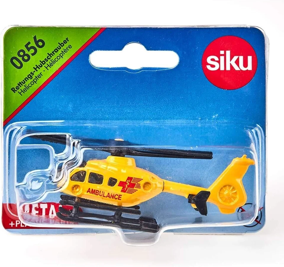 SIKU - 0856 RETTUNGS-HUBSCHRAUBER HELICOPTER - Scala 1/55 - Immagine 1 di 1