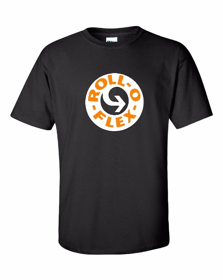 ROLLOFLEX Vintage Snowmobile Short Sleeve T-shirt to 5XL ORANGE  RED ROLL O FLEX - Image 1 of 1