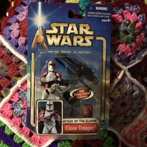 STAR WARS - Attack of the Clone Trooper, 3.75" Action Figure - 2002 HASBRO - NEW - Picture 1 of 2