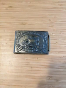 Vintage Belt Buckle Henry Ford Detroit Automobiles Model T Record Year - Picture 1 of 2