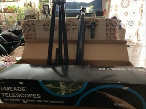 Meade Telescope Model #165 Altazimuth Refractor Box - Picture 1 of 9
