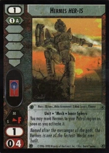 Battletech CCG: Hermes (HER-1S) [Ungraded] from set Commander's Edition WOTC Wiz - Picture 1 of 1