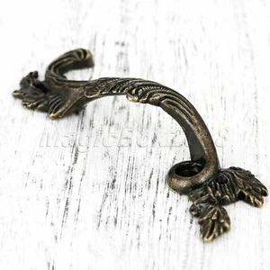 Antique Bronze Phoenix Cabinet Door Pull Handle Drawer Wardrobe Cupboard Knob - Picture 1 of 12