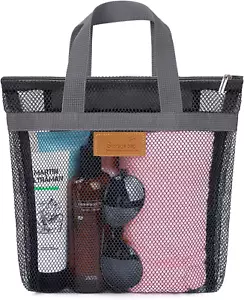 Shower Caddy Portable Hanging Shower Bag with Handle Large Capacity Travel Showe - Picture 1 of 6