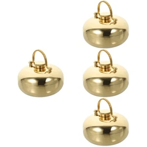 Set of 4 Hand Warmer Copper Pot Miss Child Heated Warmers Hot Water Stove - Picture 1 of 12