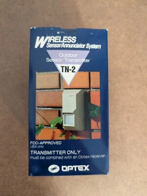 Optex TN-2 Wireless Sensor Annunciator System Outdoor Sensor Transmitter NEW - Image 1 of 4