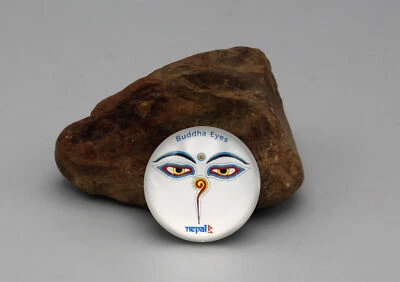 Buddha Eyes Glass Fridge Magnet - Image 1 of 2