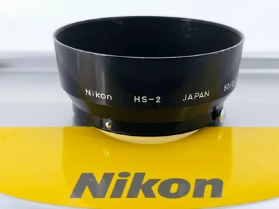 🌸[Casi COMO NUEVO] Parasol Nikon HS-2 para 50/2 85/1,8 105/2,5 55/3,5 de Japón Foto 1 de 4