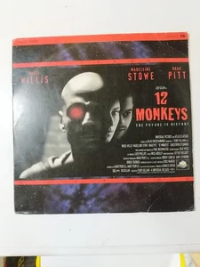 12 Monkeys LaserDisc 1996 Laser Disc Widescreen Bruce Willis WS LD - Imagen 1 de 3