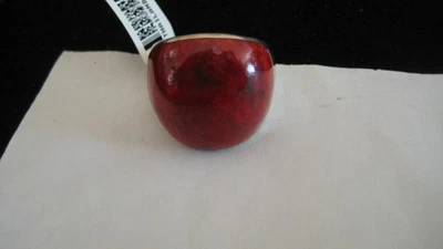 NUEVO CON ETIQUETAS ANILLO BBJ PLATA ESTERLINA, TALLA 9, CORAL, LEER MÁS ABAJO Foto 1 de 3