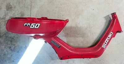 Suzuki FA50 FA 50 1986 ciclomotor cuadro principal rojo Foto 1 de 4