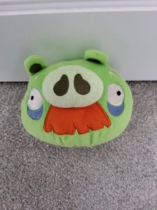 RARE Angry Birds Green Moustache Grandpa Pig 5" Plush Toy Commonwealth 2010 - Picture 1 of 5