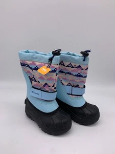 Columbia Big Kids' Snow Boot Blue Girls - Size 9 - New - Picture 1 of 4