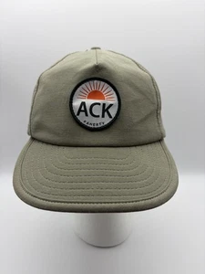 Faherty Mütze Kappe Druckknopflasche olivgrün ACK bestickt Patch Freizeit Sonnenaufgang Herren - Bild 1 von 10
