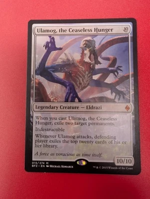 Ulamog the Ceaseless Hunger BFZ MTG Magic Moderately Played Mythic Rare - Image 1 of 4