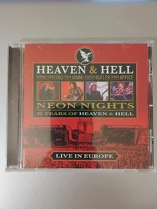 Heaven & Hell - Neon Nights: 30 Years Of... Live In Europe (CD/VG) Black Sabbath - Picture 1 of 4