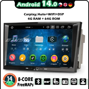 64GB DAB+Android 14 Autoradio GPS FM Opel Corsa D/C Zafira Astra H Meriva Vectra - Bild 1 von 17