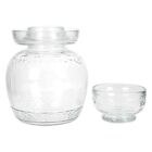 Traditional Chinese Glass Fermenting Jar Fermentation Crock Food Storage Contain