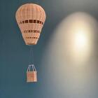 Hot Air Balloon Bedroom Party Unique Hanging Decor Crafts Gift Woven Rattan