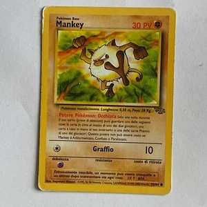 Mankey 55/64 Set JUNGLE POKEMON Card Carta ITA - Imagen 1 de 1