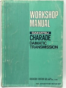 Daihatsu Charade Daimatic Transmission workshop manual Car Motor - Picture 1 of 3