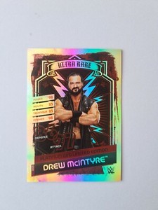 2020 Topps Slam Attax WWE Reloaded Ultra Rare Platinum Red Drew Mcintyre RARE
