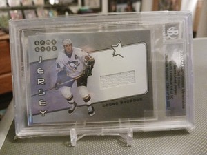 2003/03 ITG MARIO LEMIEUX GAME USED JERSEY #44/50