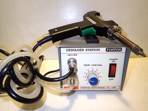 FONTON INDUSTRIAL MODEL ET-8501 DESOLDER & SOLDER STATION w/ GUN MACHINE - Picture 1 of 9