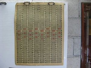 Rarissime Grande planche cartonnée jeu de carte Vietnam Chine années 1900-1930 - Imagen 1 de 16