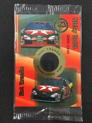 2001 Press Pass Trackside Ricky Rudd Hot Treads Race-Used Tire 269/2400 Sealed - Image 1 of 2