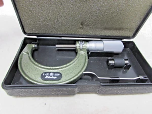 Exc. Mitutoyo No. 103-136 Made in Brazil 1"-2" Micrometer with Case & Wrench - Picture 1 of 6