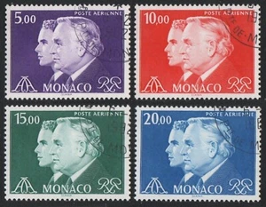 Mónaco 1982 - Mi-N.o 1512-1515 gesto/usado - Rainiero III y Príncipe Alberto - Imagen 1 de 1