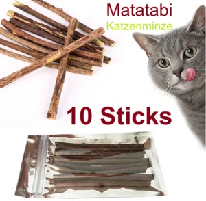 10x original Matatabi Katzenminze Sticks Cat Nip Kausticks kauen und spielen - Bild 1 von 1