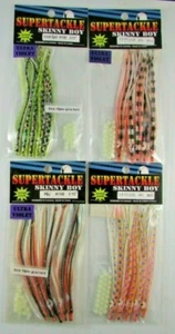 20 Supertackle - 4½" Needlefish Sandlance - High Glow - Ultra Violet - Salmon - Picture 1 of 5