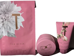 Ted Baker Peony Spritz Body Souffle 50ml & Body Lotion 50ml & Face Mask Sealed - Picture 1 of 8