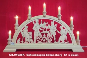 Schwibbogen Lichterbogen Echt Erzgebirge Motiv  "Bergbau" 15040 - Bild 1 von 2