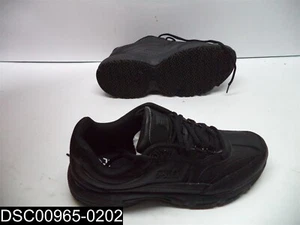 Size 10 W Women's Fila Black Memory Ultra Slip Resistant Shoes 5HGW3004-001 - Picture 1 of 6