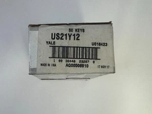 U.S. Lock US21Y12 YALE Key Blanks - Picture 1 of 3