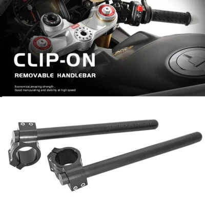 Adjustable Clip On Fork Riser Handlebar For Aprilia RSV4 Tuono V4 RS250 RSV1000R - Image 1 of 4
