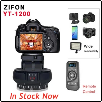 YT-1200 Auto Motorized Panoramic Head Automatic Tripod Stabilizer Remote Control - Image 1 of 4