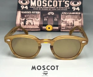 Occhiali da sole MOSCOT LEMTOS originali biondi ambra 46-145 autentici nuovi - Foto 1 di 13