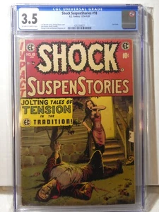 Shock Suspenstories #18 E.C. CGC 1955 3,5 páginas OW-W última edición - Imagen 1 de 2