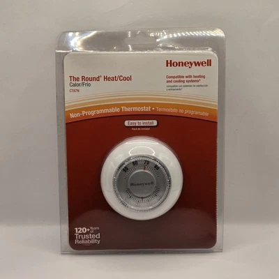 Honeywell Home CT87N Termostato Manual Redondo Grande Blanco NUEVO SELLADO Foto 1 de 4