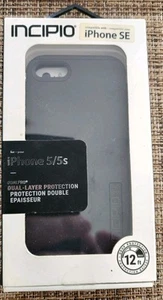 Incipio DualPro Case iPhone SE 5 5s Black Dual-Layer Protection Drop Tested - Picture 1 of 3