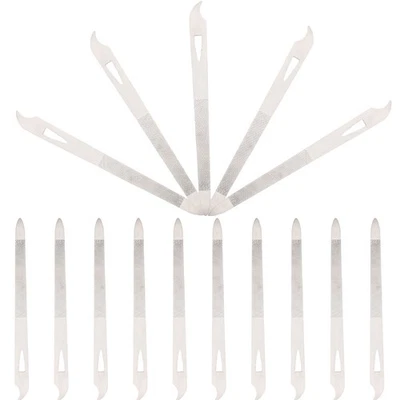  15 Stück Legierung Maniküre Kunstwerkzeuge Metall Nagelfeilen Nageltrimmer - Bild 1 von 4