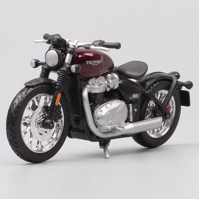 1:18 scale bburago Triumph Bonneville Bobber cruiser motorcycle bike Diecast Toy - Image 1 of 4