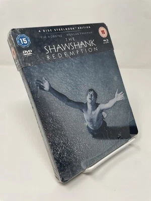 The Shawshank Redemption Blu-ray 4 Disc Steelbook Edition, Import ITV DVD - Image 1 of 4